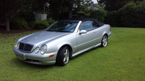 2002 mercedes-benz clk55 amg cabriolet 5.5l