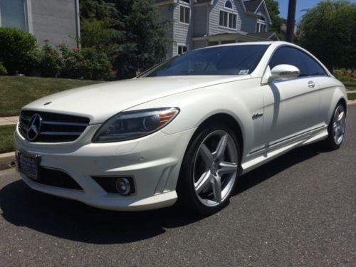 6.3l v8 amg cl63 clean carfax white 35k finance mint loaded