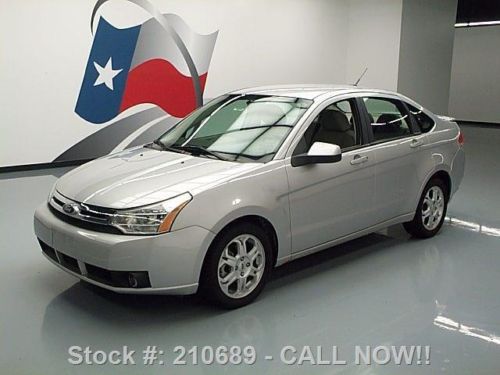 2009 ford focus ses sedan automatic spoiler alloys 68k texas direct auto