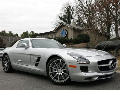 Sls amg-iridium/red,bang&amp;olufsen 1000 watt, amg 10-spoke wheels! 2 keys, books!